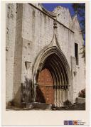 Postal. Fachada da Igreja do Carmo, século XIV