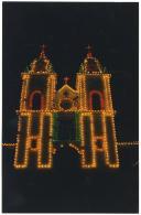 Postal. Igreja Paroquial da Encarnação. Vista Nocturna. Mafra - Portugal