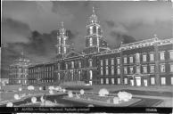 Postal: 27 Mafra - Palácio Nacional, Fachada principal