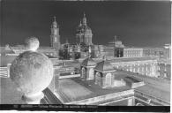 Postal: 52 Mafra - Palácio Nacional. Um aspecto dos Terraços