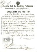 Boletim de Óbito 1309
Maria José Miranda
Coval 556