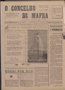 O Concelho de Mafra: Jornal Regionalista, Ano 20, n.º 566