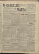 O Concelho de Mafra: Jornal Regionalista, Ano 10, n.º 356