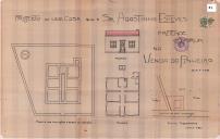 OP Agostinho Esteves - Construção de prédio, sito na Venda do Pinheiro / Milharado - Licença de construção nº 636/1941 e 637/1941.