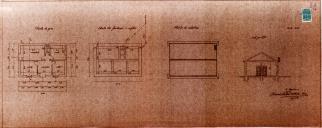 OP Domingos Pereira - Rua dos Moinhos, no Alto Mina / Encarnação - Construir casa de habitação - Licença de construção nº 310/1954 - Licença de utilização nº 543/1957.