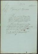 Elegíveis para deputados. Há-de servir este caderno para nele se lançarem as pessoas elegíveis para deputados na conformidade da Circular datada de 5 de Janeiro de 1854, expedida pelo Governo Civil do Distrito de Lisboa. Sala das sessões da Junta de Recenseamento, nove de Fevereiro de 1854. 