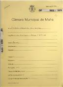 OP 5832/1970 António Alexandre dos Santos - Casal da MIoteira - Calvos - Milharado - construção de uma moradia - licença de construção nº 2149/1970 - licença de utilização nº 275/1971 