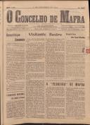 O Concelho de Mafra: Jornal Regionalista, Ano 18, n.º 547