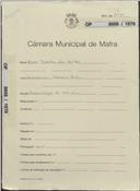 OP 5600/1970 Manuel Batalha dos Santos - Amendoeira - Sobreiro - Mafra - reconstrução de uma moradia - licença de construção nº 1604/1970 - licença de utilização nº 55/1971 