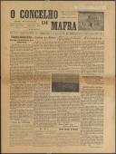 O Concelho de Mafra: Jornal Regionalista, Ano 7, n.º 290