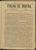 Folha de Mafra: Periódico noticioso, literário e agrícola, Ano 1, n.º 12