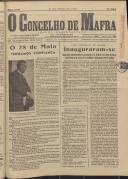 O Concelho de Mafra: Jornal Regionalista, Ano 18, n.º 534