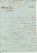 Pedido de dispensa matrimonial realizada por José Simplício, dirigido ao [patriarca de Lisboa], para casar com a sua parente Josefa de Jesus, ambos oradores e residentes na freguesia de Santo André da vila de Mafra. 