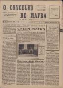 O Concelho de Mafra: Jornal Regionalista, Ano 21, n.º  578