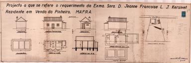 OP Jeanne Francoise Louhaur Jackorviki de Kersivet - Venda do Pinheiro / Milharado - Construir uma predio para habitação - Licença de construção nº. 396/1949, de 7 de Junho - Licença de utilização nº. 1336/1949, de 26 de Novembro