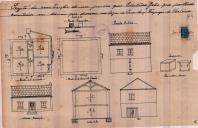 OP Eleutério João - Carvalhal / Cheleiros - Construir casa de habitação - Licença de construção nº 12837/1946 - Licença de utilização nº 1281/1950.