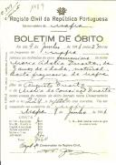 Boletim de Óbito 1489
Maria Adélia Duarte
Coval 343