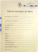 OP 5958/1971
Alfredo Cardoso
CHARNECA|MIlharado
Construção de barracão
Licença de construção 483/1971