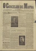 O Concelho de Mafra: Jornal Regionalista, Ano 15, n.º 458