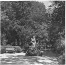 Fotografia de Pormenor, estátua, do Jardim do Cerco - Mafra