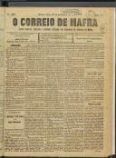 O Correio de Mafra: Jornal semanal, noticioso e agrícola, defensor dos interesses da Comarca de Mafra, Ano 6, n.º 246