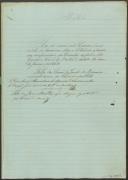 Há-se servir este caderno para nele se lançarem todos os eleitores apurados na conformidade da Circular expedida pelo Governo Civil do Distrito, datada de cinco de Janeiro de 1854. Sala das sessões da Junta de Recenseamento, nove de Fevereiro de 1854. 