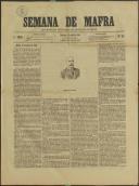 Semana de Mafra: Defensor dos interesses do Concelho de Mafra, Ano 1, n.º 43