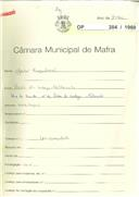 OP 304/1960 - José Magalhães - construção de habitação - Rua da Ermida, nº 8, Póvoa da Galega / Milharado - Licença de construção nº 638/1969 - Licença de utilização nº 219/1972 