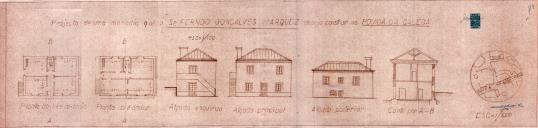 OP Fernando Gonçalves Marques - Póvoa da Galega / Milharado - Demolir casa e construção de casa de habitação - Licença de construção nº 749/1955 - Licença de utilização nº 237/1958.