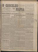 O Concelho de Mafra: Jornal Regionalista, Ano 12, n.º 382