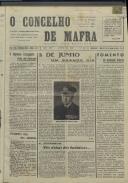 O Concelho de Mafra: Jornal Regionalista, Ano 26, n.º  638