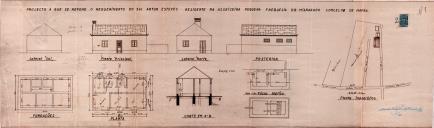 OP Artur Esteves - Bairro da Várzea, nº.5 Venda do Pinheiro - Dividir barracão para transformá-lo em habitação - Licença de construção nº 381/1950, 
 Licença de utilização nº 1759/1950, 