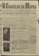 O Concelho de Mafra: Jornal Regionalista, Ano 16, n.º 478