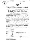 Boletim de Óbito 2250
Jesuína Mota
Coval 127