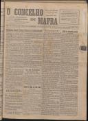 O Concelho de Mafra: Jornal Regionalista, Ano 11, n.º 379