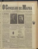 O Concelho de Mafra: Jornal Regionalista, Ano 13, n.º 426