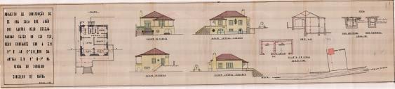 OP João dos Santos Melo - Venda do Pinheiro / Milharado - Construir casa de habitação - licença de construção nº 5/1946 - licença de utilização nº 906/1946