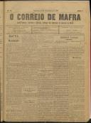 O Correio de Mafra: Jornal semanal, noticioso e agrícola, defensor dos interesses da Comarca de Mafra, Ano 2, n.º 56