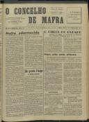 O Concelho de Mafra: Jornal Regionalista, Ano 28, n.º  677