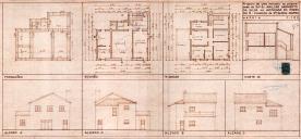 OP Amilcar Sarmento da Silva - Azinhaga do Pinheiro, em Mafra - Construir um prédio de habitação de 2 pisos - Licença de construção nº. 281/1957 - Licença de utilização nº. 1204/1957.