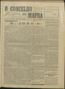 O Concelho de Mafra: Jornal Regionalista, Ano 10, n.º 346