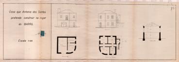 OP Gregório Filipe dos Santos - Barril / Encarnação - Edificar casa de habitação - Licença de construção nº 419/1947.