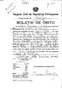 Boletim de Óbito 2267
Rosalina Ramos da Silva Henriques
Coval 155