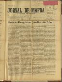 Jornal de Mafra: Semanário Nacionalista, Ano 1, nº 11