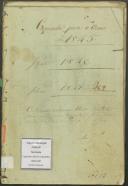 Copiador para o ano de 1845. Idem 1846. Idem 1847. Continua o mesmo ano de 1847 para outro novo copiador principiando no fim de março. 