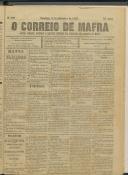 O Correio de Mafra: Jornal semanal, noticioso e agrícola, defensor dos interesses da Comarca de Mafra, Ano 3, n.º 100