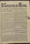 O Concelho de Mafra: Jornal Regionalista, Ano 17, n.º 524