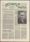 O Concelho de Mafra: Jornal Regionalista, Ano 39, n.º  820