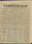 O Correio de Mafra: Jornal semanal, noticioso e agrícola, defensor dos interesses da Comarca de Mafra, Ano 4, n.º 111