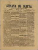 Semana de Mafra: Defensor dos interesses do Concelho de Mafra, Ano 2, n.º 58